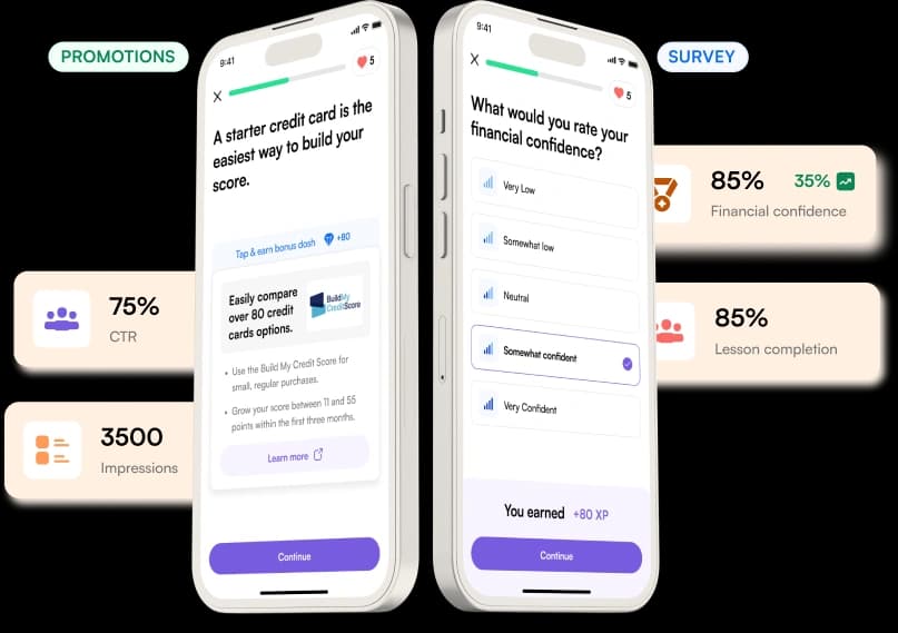 Add Surveys and Product Nudges
